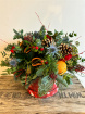 Christmas 2024 | Flower Arrangements | Christmas Hat Box