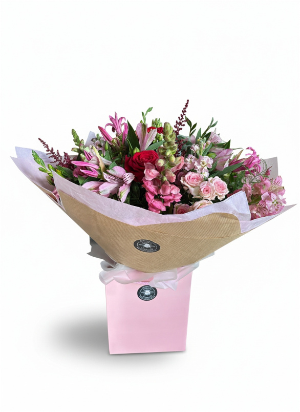 Handtied Bouquets | Pure Luxury Gifts | Luxury Red Bouquet