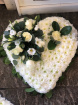 Funeral Tributes | Floral massed Heart Tribute