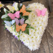 Funeral Tributes | Floral massed Heart Tribute