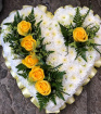 Funeral Tributes | Floral massed Heart Tribute