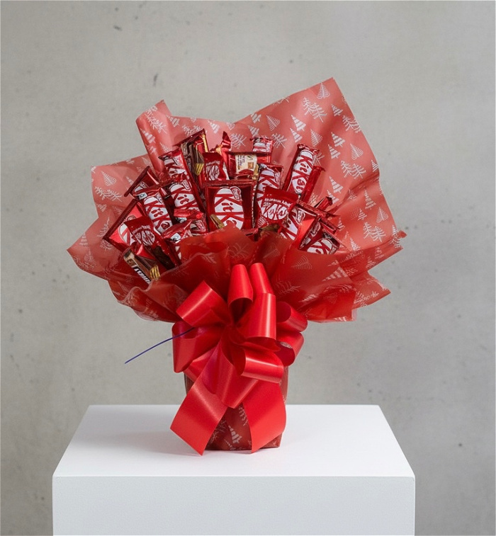 Chocolate, Sweet and Crisp Bouquets | All Kit Kat Chocolate Bouquet