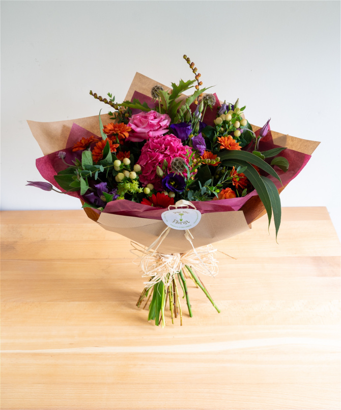 Bouquets and Jam Jars | Christmas 2024 | Mothers Day  2024 | Florist Choice -Hand Tied Bouquet