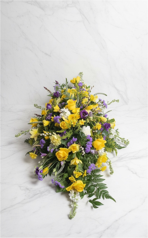 Funeral Tributes | Double ended Casket Spray