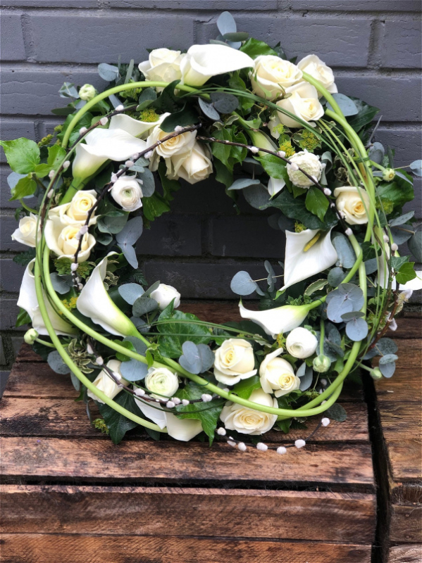Vanilla Blue Flowers | Colchester | Funeral Wreaths Colchester