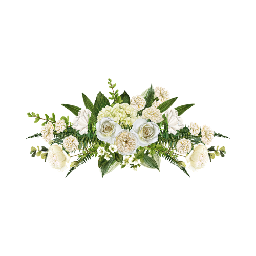 Vanilla Blue Flowers | Colchester | Funeral Flowers