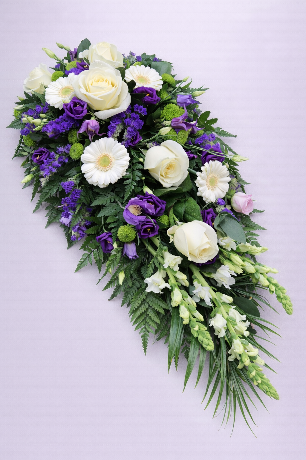 Vanilla Blue Flowers | Colchester | Funeral Flowers