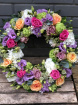 Funeral Flowers | Wreaths | Pastel Wreath