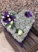 Funeral Flowers | Heart Tributes | Gypsophlia Heart