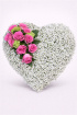 Funeral Flowers | Heart Tributes | Gypsophlia Heart
