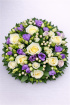 Funeral Flowers | Funeral Posy’s | White Rose & Lilac Freesia Posy