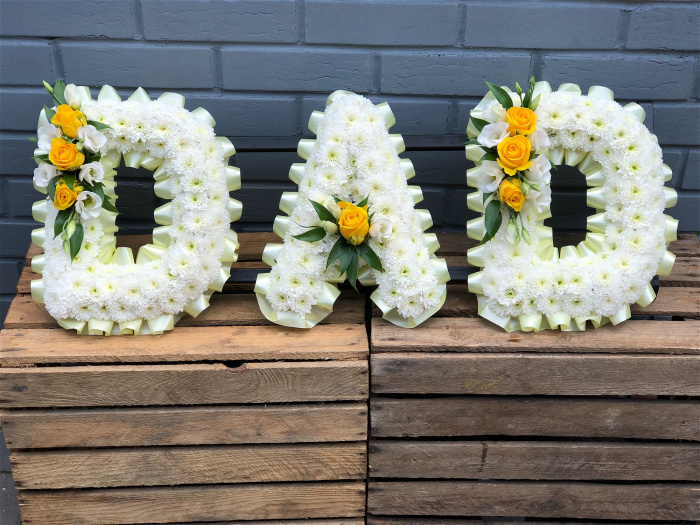 Funeral Flowers | Funeral Letters | DAD Tribute
