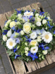 Funeral Flowers | Funeral Posy’s | Blue & White Posy