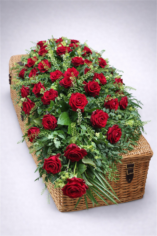 Casket Sprays | Funeral Flowers | Rose Coffin Spray