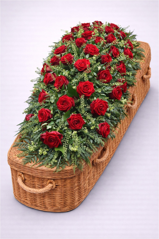 Casket Sprays | Funeral Flowers | Rose Casket Spray