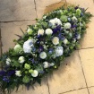 Casket Sprays | Blue and White Coffin Spray