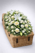 Casket Sprays | Funeral Flowers | White Coffin Spray