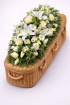 Casket Sprays | Funeral Flowers | White Casket Spray