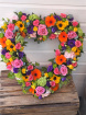 Funeral Flowers | Heart Tributes | Summer Style Open Heart