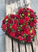 Heart Tributes | Rose and Carnation Heart