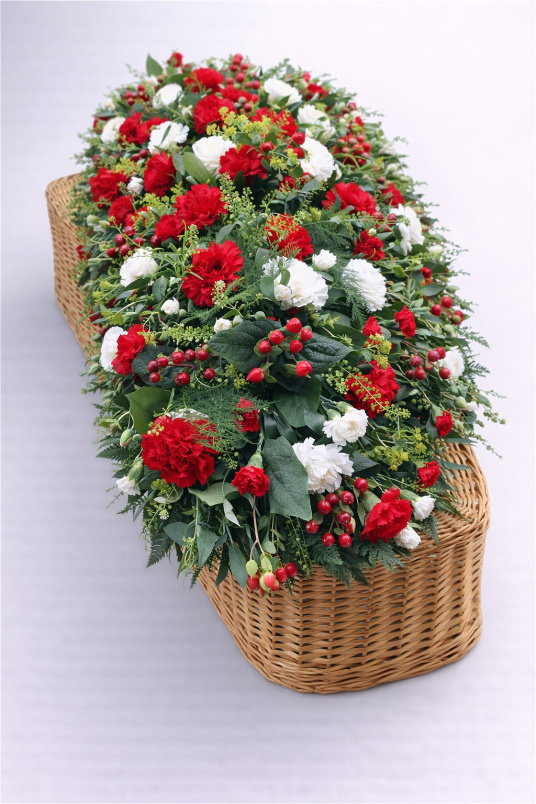 Casket Sprays | Funeral Flowers | Carnation Casket Spray