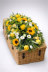 Casket Sprays | Funeral Flowers | Yellow Coffin Spray