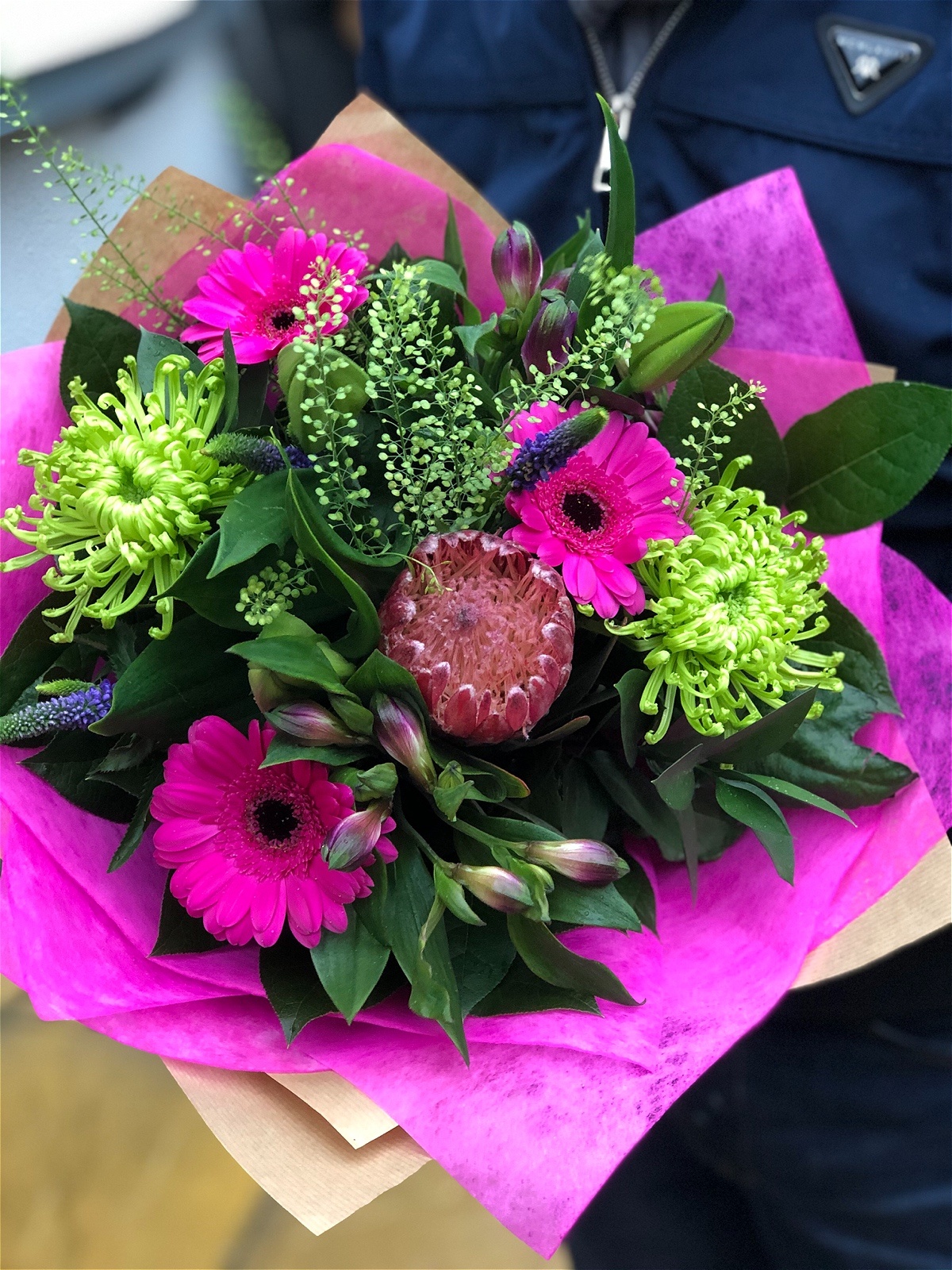 Just Because Floral Gift Collection Vanilla Blue Flowers