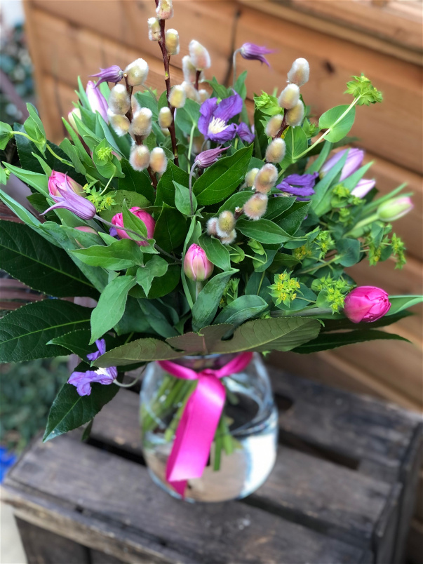 Same Day Flower Delivery In Colchester Independent Florist Vanilla Blue Flowers 5460