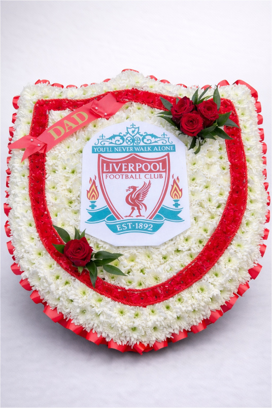 Funeral Flowers | Personal Tributes | Sport Themed Funeral Tributes | Football Badge