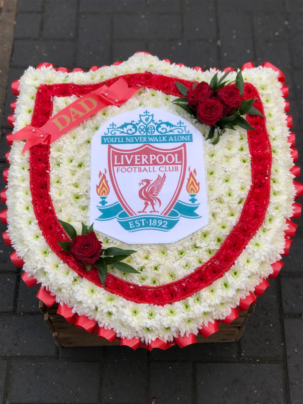Funeral Flowers | Personal Tributes | Sport Themed Funeral Tributes | Football Badge