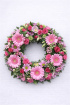 Funeral Flowers | Wreaths | Cerise Pink Rose Wreath