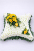 Funeral Flowers | Pillows & Cushions | Foliage Edged Cushion