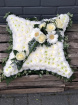Funeral Flowers | Pillows & Cushions | Foliage Edged Cushion