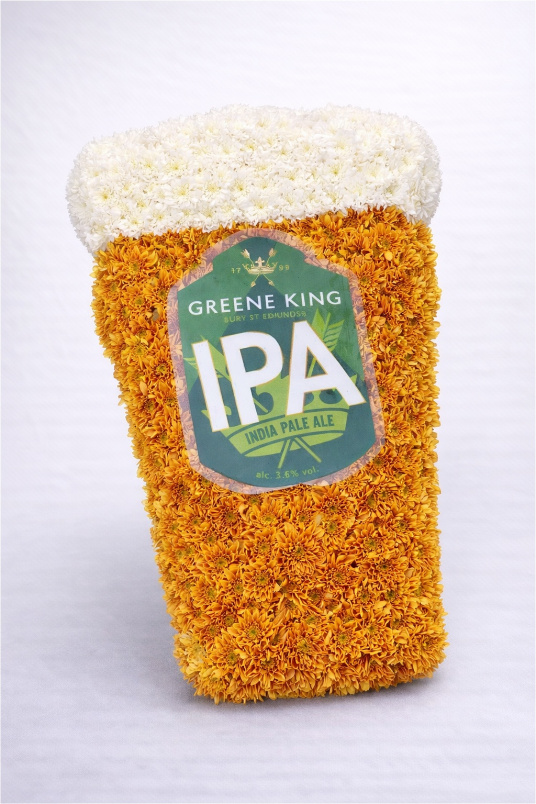 Funeral Flowers | Personal Tributes | Pint of Beer