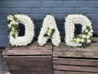 Funeral Flowers | Funeral Letters | DAD Foliage Edge Tribute