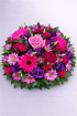Funeral Flowers | Funeral Posy’s | Pink & Purple Posy Pad