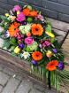 Funeral Flowers | Teardrop Sprays | Vibrant Teardrop Spray