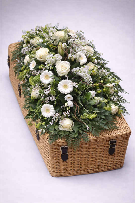 Casket Sprays | Funeral Flowers | Woodland Casket Spray