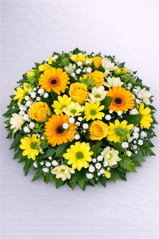 Funeral Flowers | Funeral Posy’s | Yellow Posy