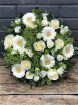 Funeral Flowers | Funeral Posy’s | White Posy Pad