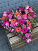 Funeral Flowers | Heart Tributes | Vibrant Solid Heart