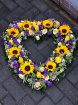 Heart Tributes | Sunflower Open Heart