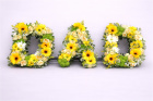 Funeral Flowers | Funeral Letters | DAD Loose Style letters