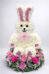Funeral Flowers | Personal Tributes | 3d Rabbit Pink