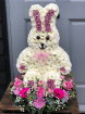 Funeral Flowers | Personal Tributes | 3d Rabbit Pink