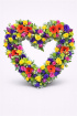 Funeral Flowers | Heart Tributes | Vibrant Open Heart