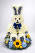 Funeral Flowers | Personal Tributes | 3d Rabbit Blue