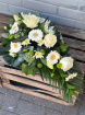 Funeral Flowers | Teardrop Sprays | White Teardrop Spray