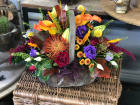 Autumn Flowers | Gift Collection | Amber Autumn Basket