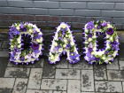 Funeral Flowers | Funeral Letters | Dad Vintage Style Letters